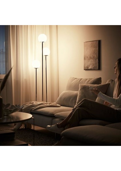 Ikea Trådfrı LED Ampul E14, Işık Rengi: Ayarlanabilir, 470 Lm, Akıllı Kablosuz Reosta