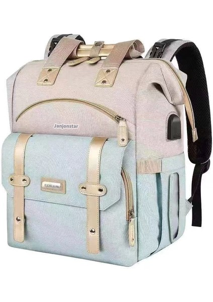 Yeni Yüksek Kapasitet Annem Çantası Çok Çalışan Anne ve Bebek Çantası (Yurt Dışından)