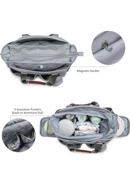 Yeni Yüksek Kapasitet Annem Çantası Çok Çalışan Anne ve Bebek Çantası (Yurt Dışından) fırsatları