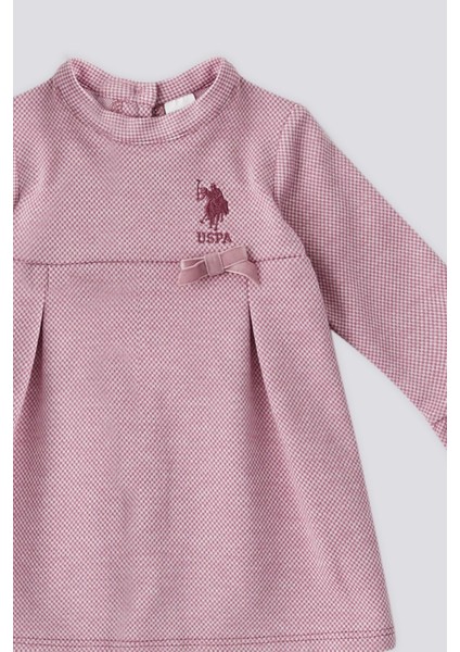 U.S. Polo Assn Pembe Kurdaleli Bebek Elbise