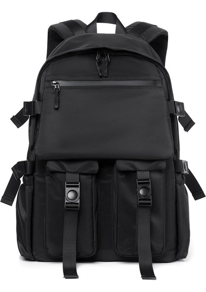 Büyük Kapasiteli Erkek Sırt Çantası Dizüstü Aşınmaya Dayanıklı Spor Seyahat Okul Çantası (Yurt Dışından)
