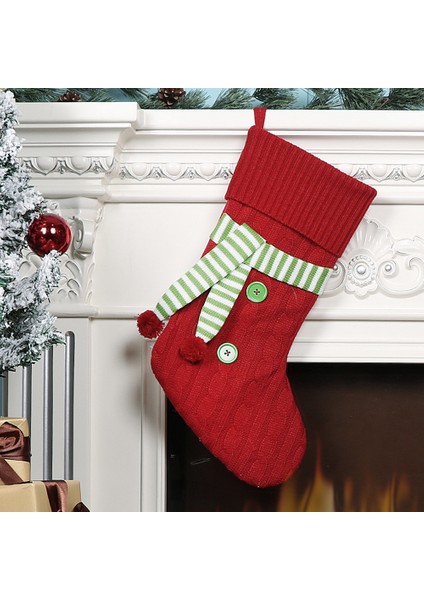 Yeni Büyük Noel Hediye Çantası Noel Dekorasyon Hediye Şeker Çanta Cadılar Bayramı Eşarp Noel Çorabı (Yurt Dışından)