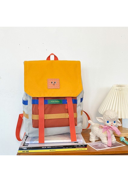 Ortaokul ve Lise Öğrencileri Için Sevimli Sırt Çantası, Büyük Kapasiteli Seyahat Çantası, Erkek Üniversite Öğrencileri Için Okul Çantası (Yurt Dışından)