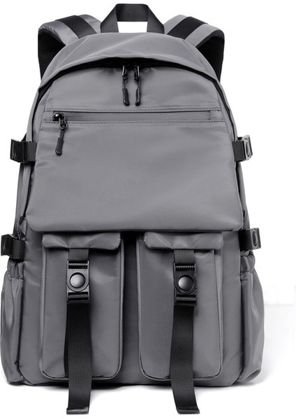Büyük Kapasiteli Erkek Sırt Çantası Dizüstü Aşınmaya Dayanıklı Spor Seyahat Okul Çantası (Yurt Dışından)