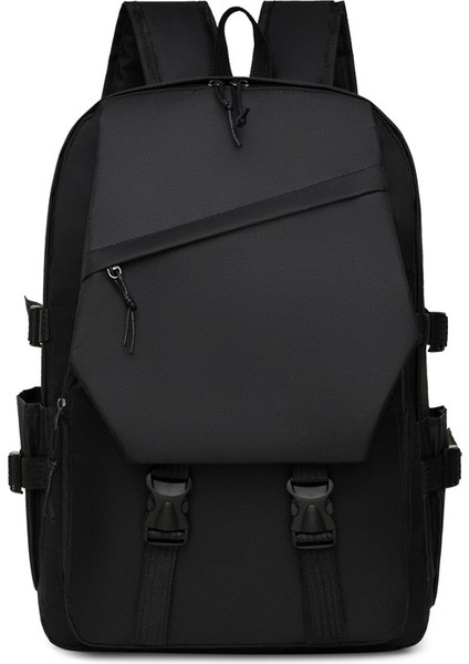 Işe Gidiş Sırt Çantası Erkek Moda Rahat Büyük Kapasiteli Açık Sırt Çantası Öğrenci Laptop Çantası (Yurt Dışından)