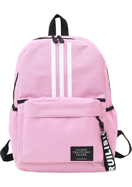 Yeni Sırt Çantası Erkek Büyük Kapasiteli Çift Sırt Çantası Kolej Lise Öğrencisi Okul Çantası Kampüs Seyahat Moda Çift Sırt (Yurt Dışından)