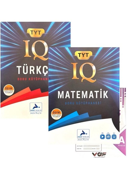 Iq Serisi TYT Türkçe+Matematik Soru Bankası-Yeni-(Aydın Yayınları Denemeli)