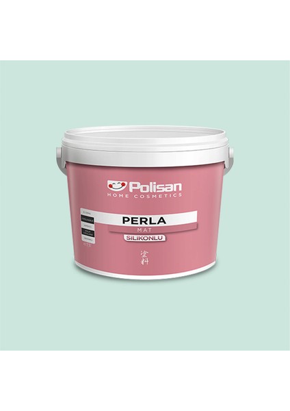 4373 - Nil Yeşili - Cİ-7392 2,5 Litre Perla Mat Silikonlu Iç Cephe Boyası (28800011000)
