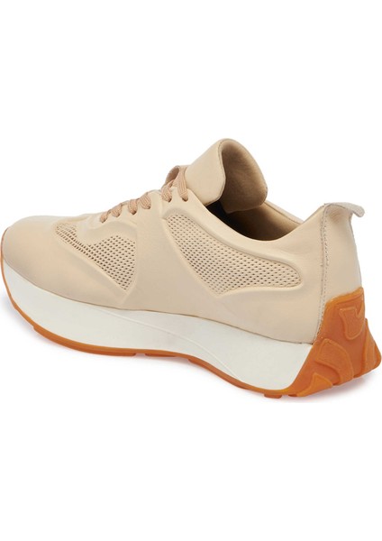 Bej Deri Kadın Sneaker - K23S1AY66904-A25