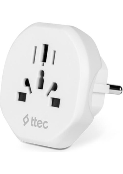 Akım Korumalı 10A/250V Amerikan/avrupa/ingiliz Tipi Priz Dönüştürücü Priz Çevirici Adaptör Priz