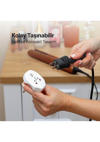 Akım Korumalı 10A/250V Amerikan/avrupa/ingiliz Tipi Priz Dönüştürücü Priz Çevirici Adaptör Priz fırsatları