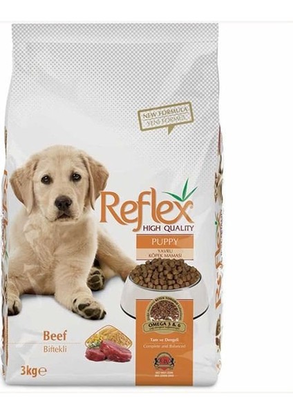 Reflex Puppy Biftekli Yavru Köpek Maması 3 kg - RFL-135