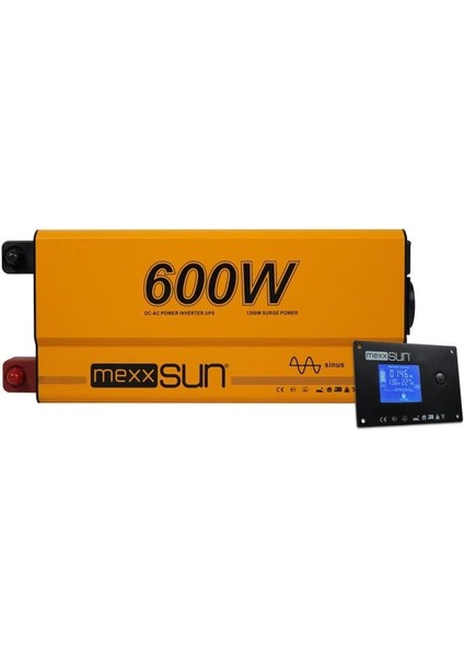 12V 600W Tam Sinus Ups (Remote Ekran) Inverter