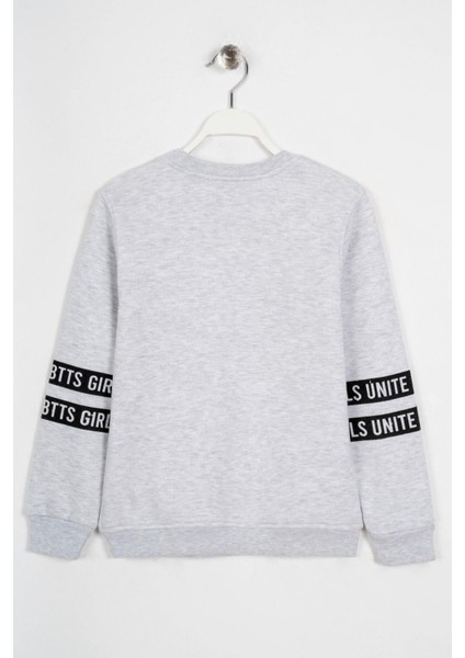 Erkek Çocuk Gri Renkli Respect Baskılı Şardonlu Sweatshirt fiyatları