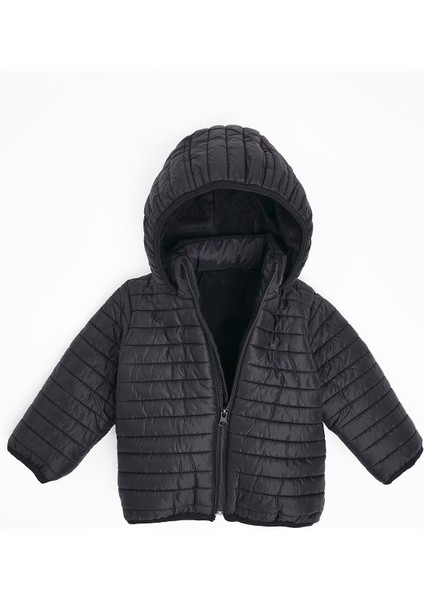 Kapüşonlu Uzun Kol Siyah Renk Mont fiyatları