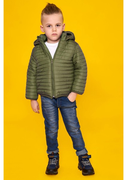 Kapüşonlu Uzun Kol Haki Renk Mont fiyatları