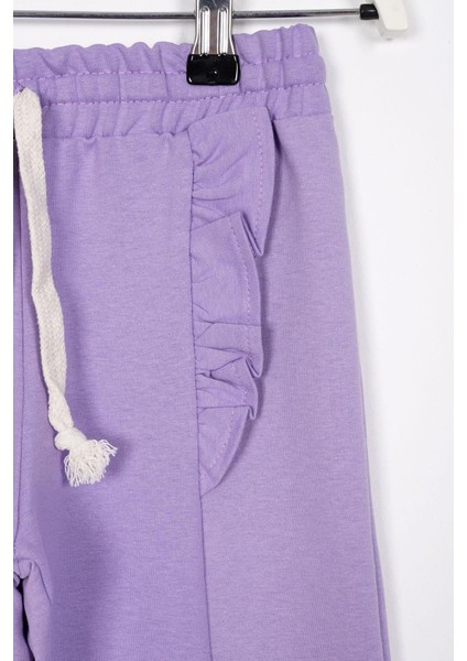 Onu Fırfır Detaylı Lila Renk Erkek Çocuk Esofman Tek Alt fiyatları