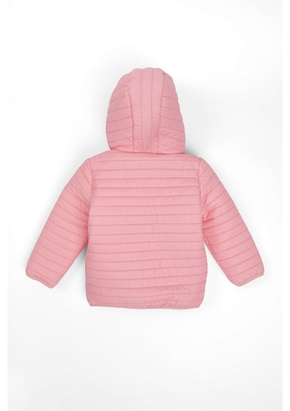 Kapüşonlu Uzun Kol Pembe Renk Mont fırsatları