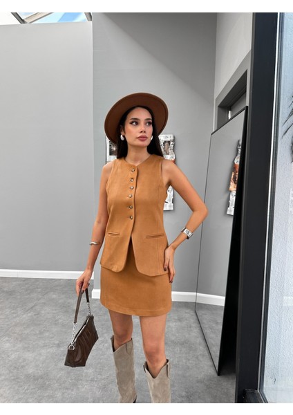 Taba Süet Dublin Yelek fiyatları