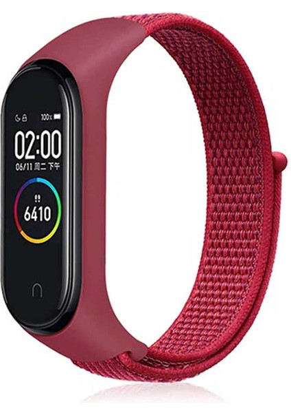 Xiaomi Mi Band 3 Uyumlu Akıllı Saat Için Kordon Hasır Özel Örgü Tasarım Kopmayan Kırılmayan ve Terletmeyen Cord Kordon ( Kordon )