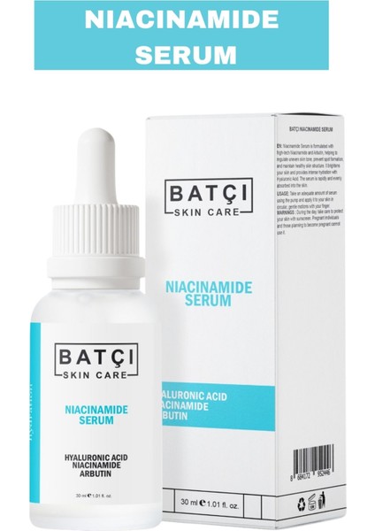 Nemlendirici Ve Aydınlatıcı Hyalüronik Asit, Arbutin, Niacinamide Serumu - 30ml