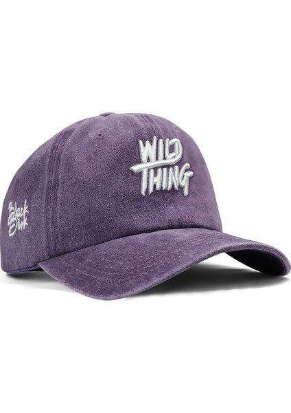 Baseball Wild Thing Unisex Vintage Mor Şapka (Cap)