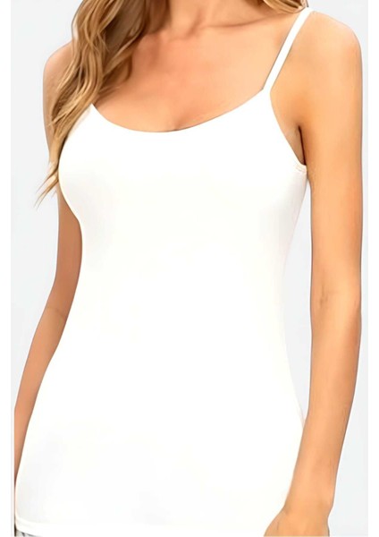 Kadın Pamuklu Ip Askılı Atlet 6 Adet indirimleri