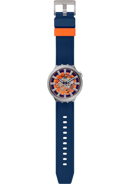 SB07S114 Swatch Orange In The Works Erkek Kol Saati