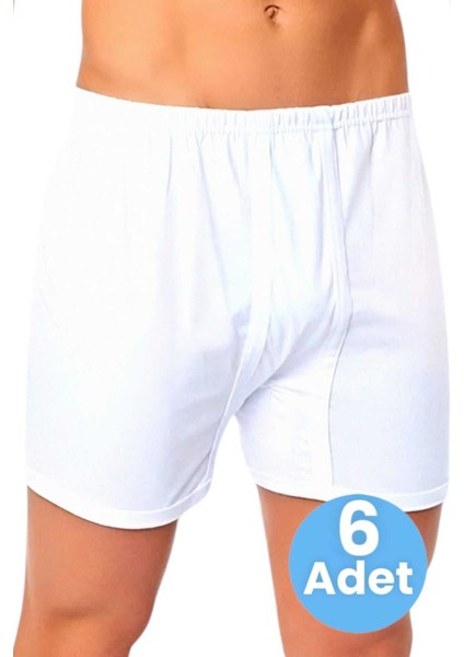 Erkek Rahat Kesim Paçalı Pamuklu Külot Boxer 6'lı Set indirimleri