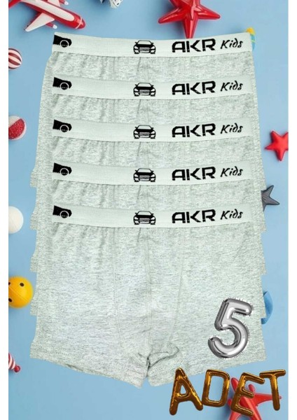 Erkek Çocuk 5'li Pamuklu Boxer indirimleri