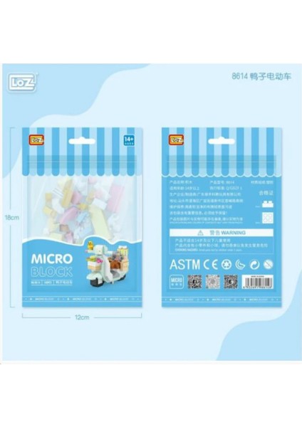 8614 Mikro Blok Çanta Ördek Elektrikli Scooter fiyatları