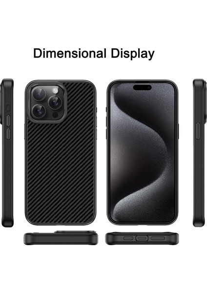 iPhone 15 Pro Max Kılıf Karbon Air Skin Kapak