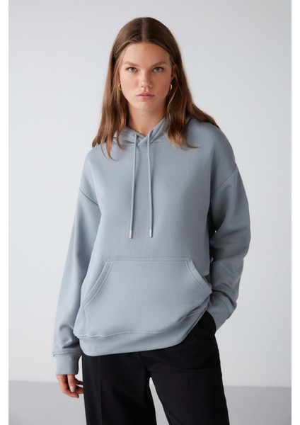 Gala Regular Relaxed Mavi Sweatshirt