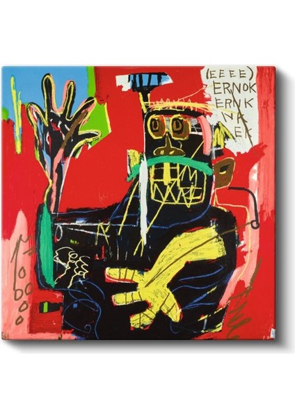 Jean-Michel Basquiat - Duyguların Ifadesi Kanvas Tablo