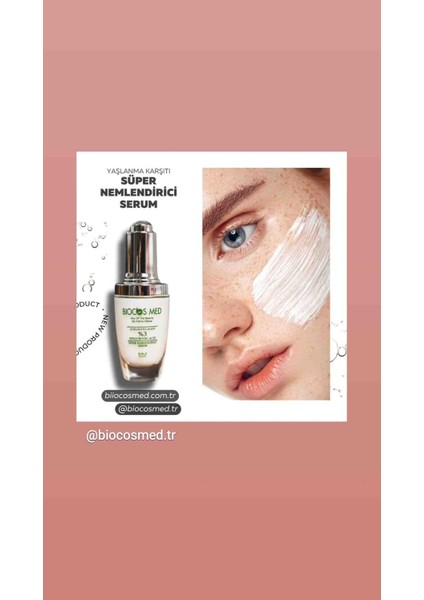 Biocosmed Süper Nemlendirici Serum %3 Atelocollagen ve %3 Hyaluronik Asit Derinlemesine Nemlendirme