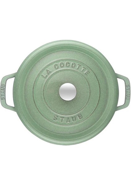 La Cocotte 24 cm 3,7 lt Adaçayı Yuvarlak Döküm Tencere - 405053640