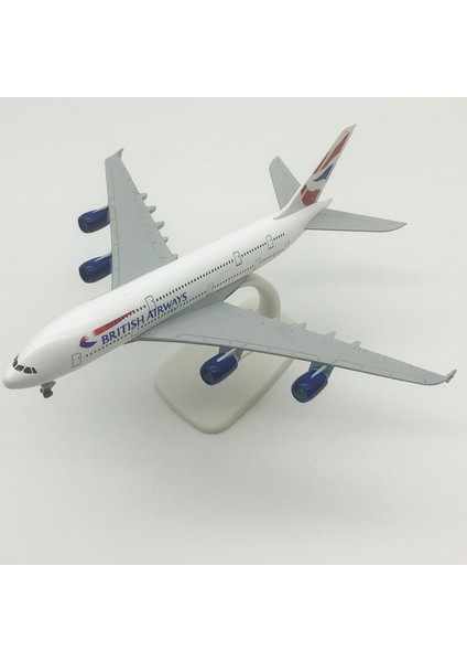 British A380 20CM Alaşım Uçak Modeli (Yurt Dışından)