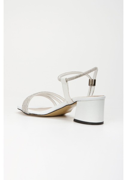 Brilliant Seri Taşlı Bilekten Bağlı Kadın Topuklu Ayakkabı fırsatları