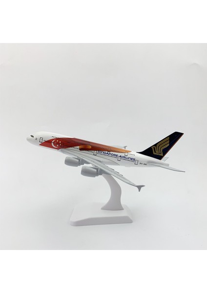 Singapur A380 20CM Alaşım Uçak Modeli (Yurt Dışından)