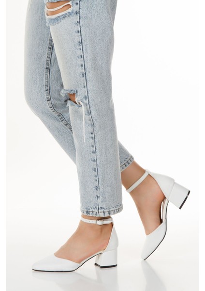 Lavinia Seri Sivri Burunlu Bilekten Tokalı Kadın Topuklu Ayakkabı fiyatları