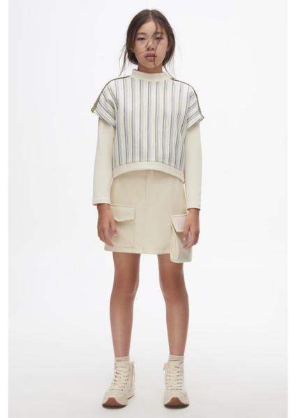 Kız Sweatşhirt 24KNK37801