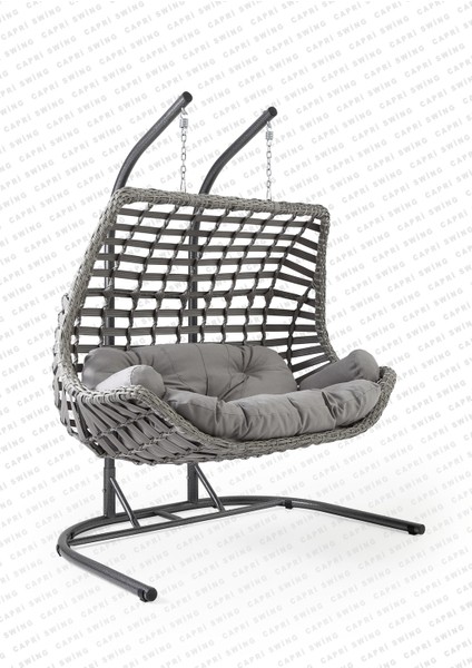 Cunda Çiftli Rattan Bahçe Salıncağı | Balkon Salıncağı