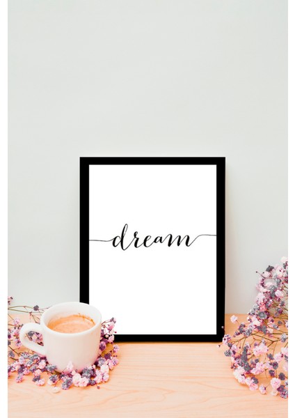 Modern Sanatsal Bohem Temalı Ahşap Çerçeve Görünümlü Mdf Tablo