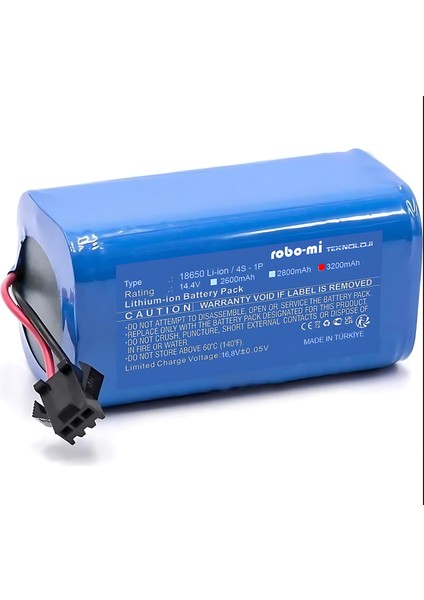Eufy Robovac 11S Max Batarya 14.4V 3200MAH Akıllı Robot Süpürge Pili