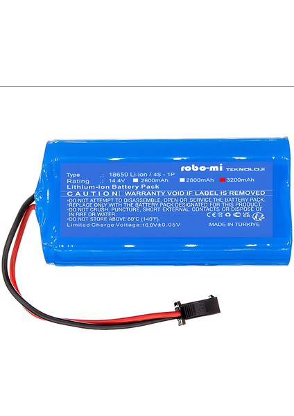 Eufy Robovac 11S Max Batarya 14.4V 3200MAH Akıllı Robot Süpürge Pili