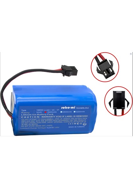 Eufy Robovac 11S Plus Batarya 14.4V 2600MAH Akıllı Robot Süpürge Pili