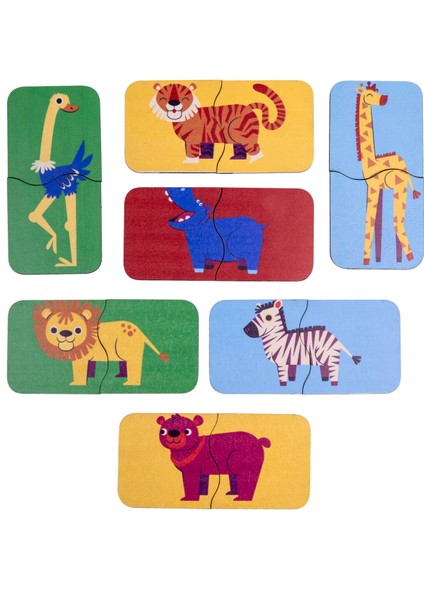 Orman Hayvanları Baby Puzzle Erken Öğrenme Seti