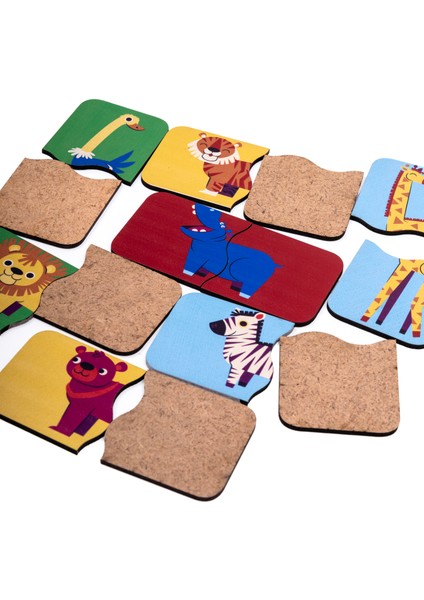 Orman Hayvanları Baby Puzzle Erken Öğrenme Seti fırsatları