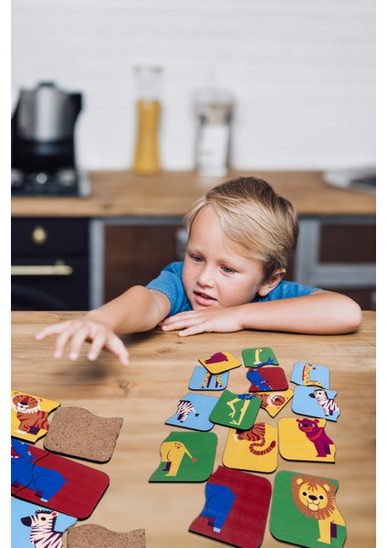 Orman Hayvanları Baby Puzzle Erken Öğrenme Seti indirimleri