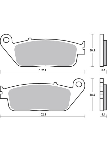 Bak Brakes Fmb-011 Bmw C600, Yamaha Xmax 250, Honda Cbr 250 R, Benelli Leoncino 500, Trk 502. Kymco Grand Dınk 125. Suzuki Innezuma 250, V-Strom 250. Ön Fren Balatası Organik Kalite fiyatları